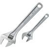 10" / 6" CHROMED FINISH ADJUSTABLE WRENCH SET thumbnail-0