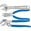 CV PLIER & WRENCH SET 3-PCE SATIN FINISH thumbnail-0