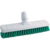 DBS300 12" STIFF POLY DECK BRUSH HEAD GREEN thumbnail-0