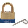 46x25mm LAMINATED BRASS 4No COMBINATION PADLOCK thumbnail-0