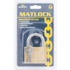 60x27mm SHACKLE SOLID BRASS PADLOCK thumbnail-2