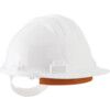 SAFETY HELMET STD + PLASTIC 6 POINT HARNESS WHITE thumbnail-0