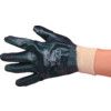 L/W NITRILE COATED K/W GLOVE BLUE SZ.9 thumbnail-1