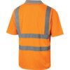 Tričko reflexní prodloužené s límečkem oranžové (EN20471) - vel. 4 thumbnail-1