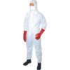 GUARD MASTER DISP' HOODED COVERALL WHITE (S) thumbnail-0