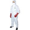 GUARD MASTER + DISP' HOODED COVERALL WHITE (M) thumbnail-0