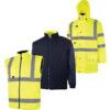 WATERPROOF & BREATHABLE HI-VIS COAT SMALL thumbnail-0