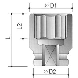 Hlavice metrická 3/4", standardní délka, 6-hranná
Vyhovuje normě: DIN 3129. thumbnail-2