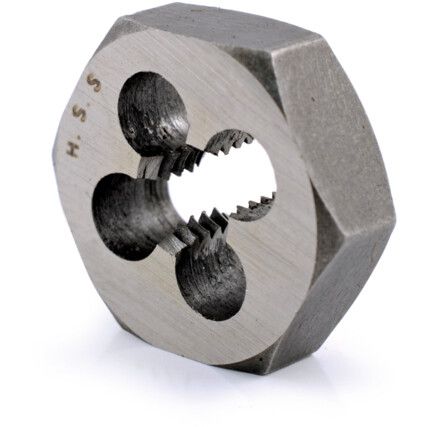 1/4"x26 BSF HSS HEXAGON DIE NUT