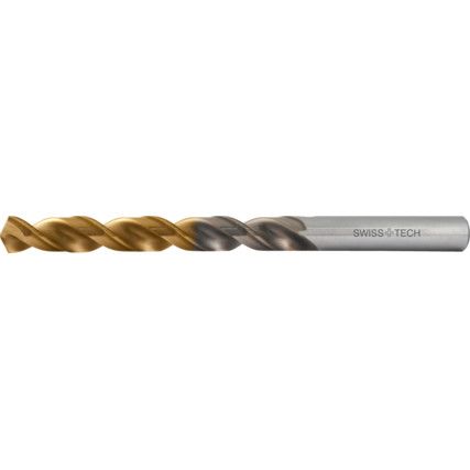 5.00mm HSS-COBALT H/HELIXDRILL TiN TIPPED