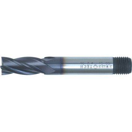 8.0 SCR STANDARD END MILL-TiALN-8% CO