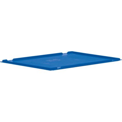 400x300mm EURO CONTAINER LID BLUE