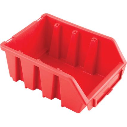 MTL2 HD PLASTIC STORAGE BIN RED