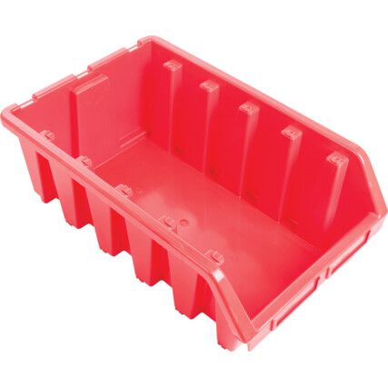 MTL5 HD PLASTIC STORAGE BIN RED