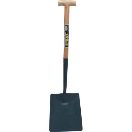 SOLID SOCKET WOODEN T SQUARE MOUTH SHOVEL No.2