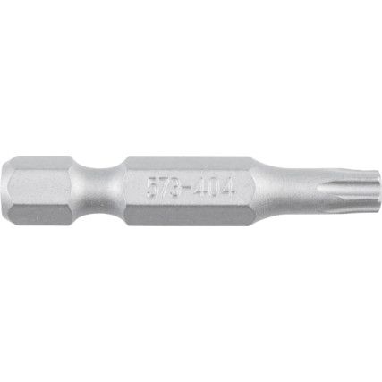 BIT TORX TX25 x 38mm 1/4"/.TI HR. POWER