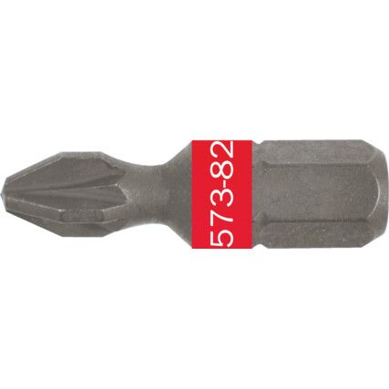 No.1x25mm POZIDRIVTORSION BIT 1/4" HEX