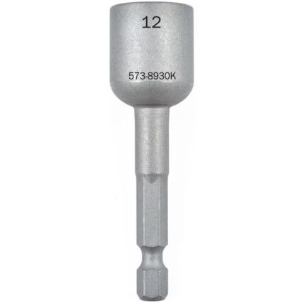 12mmx65mm HEXAGON MAGNETIC NUT SETTER 1/4" DR