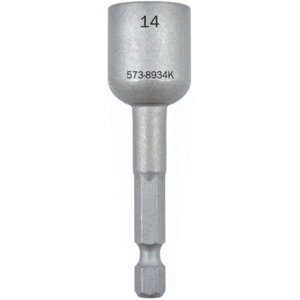 14mmx65mm HEXAGON MAGNETIC NUT SETTER 1/4" DR