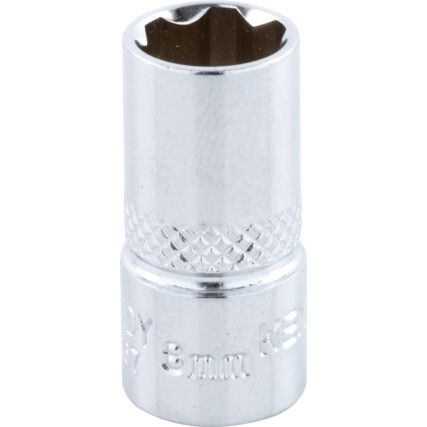 8mm KEN-GRIP SOCKET 1/4"SQ DR