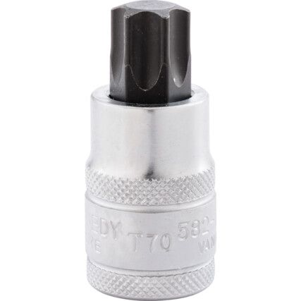 T70 x 55mm TORX HLAVICE BIT 1/2"