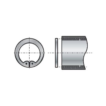 9mm DIN 472 Segerovy pojisné kroužky vnitřní(PACK 50)