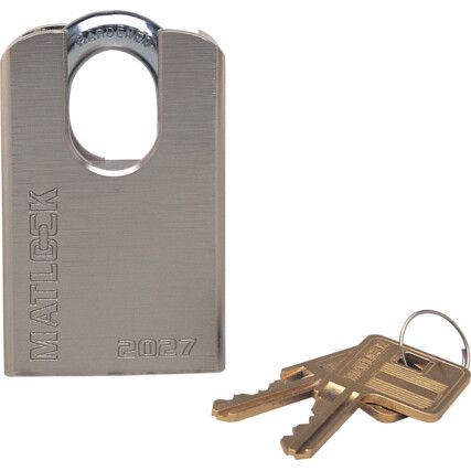 50x15.7mm CLASSIC STEEL PADLOCK-SHROUDED