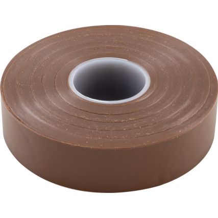 Páska izolační z PVC hnědá 19mm x 33m