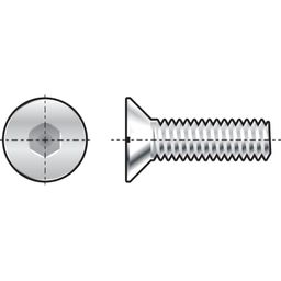 Socket Head Countersunk Screw Inch - UNC - A2 Stainless -Self Colour DIN 7991 thumbnail-0