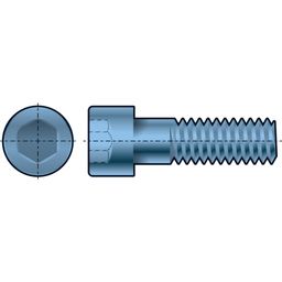 Socket Head Cap Screw, Metric - BZP - Steel - Grade 12.9 - DIN 912 thumbnail-0